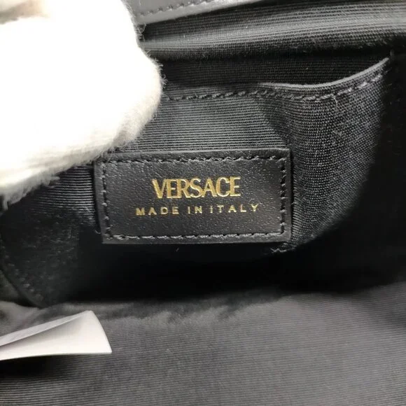 Authentic Versace Greca Goddess Quilted Shoulder Bag